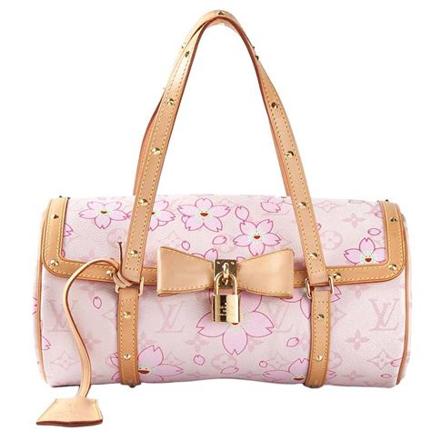 louis vuitton pink flower barrel bag